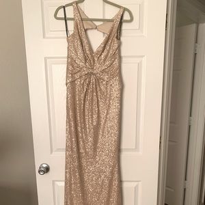Rose Gold Sequin Dress